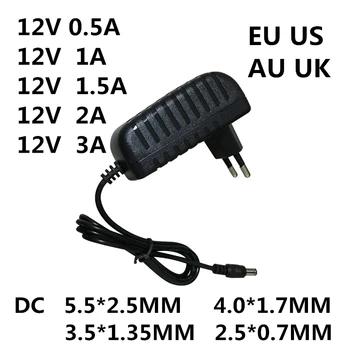 1 sztuk AC 100-240V DC 12 V 0.5A 0.8A 1A 1.5A 2A 3A konwerter ładowarka zasilacz 12 V V do taśmy LED EVD