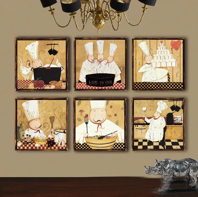 Chef Tips Canvas Printed Painting For Living Room Picture Wall Art HD Decor Modern Artworks Poster,quadro decorativo