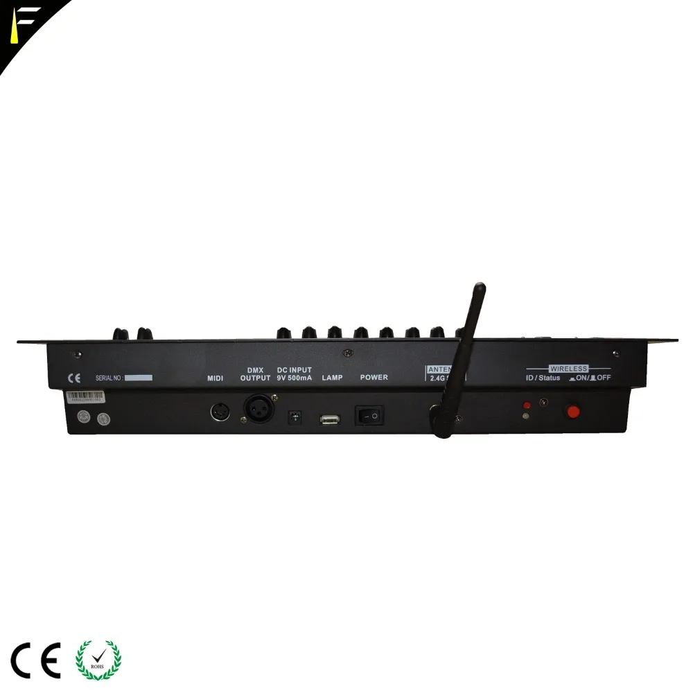 Imagem -03 - Mesa e Console Portátil sem Fio 2.4g Dmx512 Console para Iluminação Palco Controle Dmx para Performance Casamento