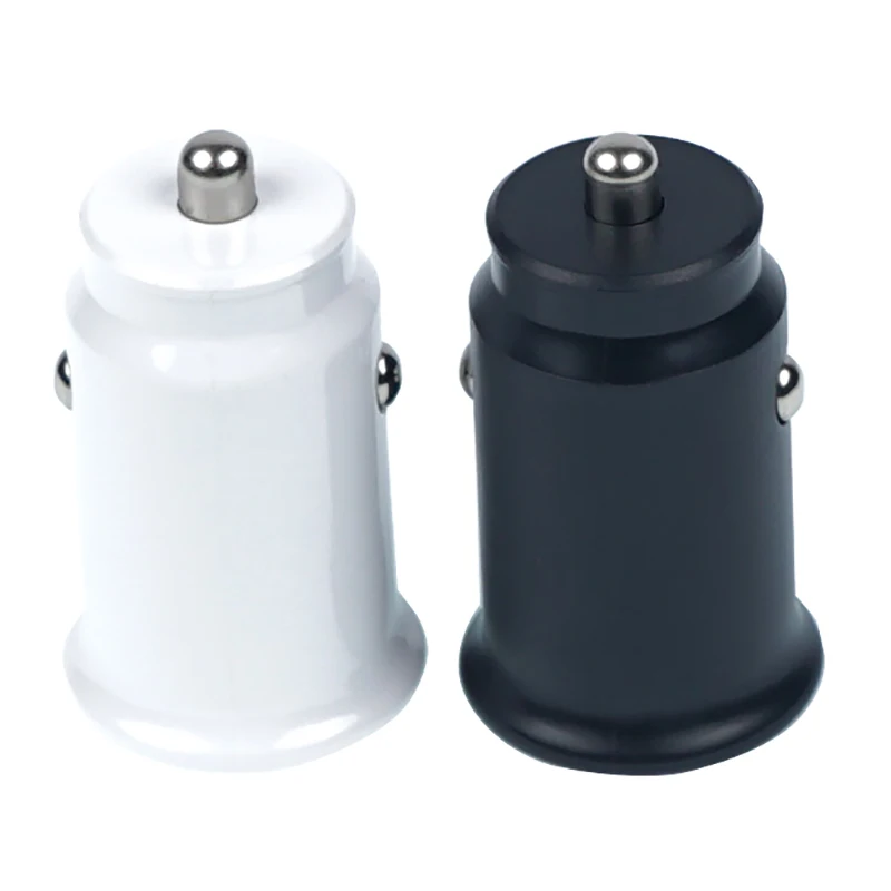 Caricabatteria da auto USB 2.4A a doppia porta da 2 pezzi per telefono cellulare