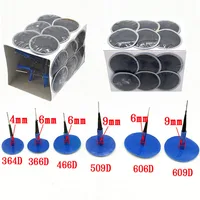 24 uds/caja de película para uñas de setas, película de parche frío para neumáticos, máquina de coser de goma, kit de reparación de neumáticos, tapón integral de uñas de setas