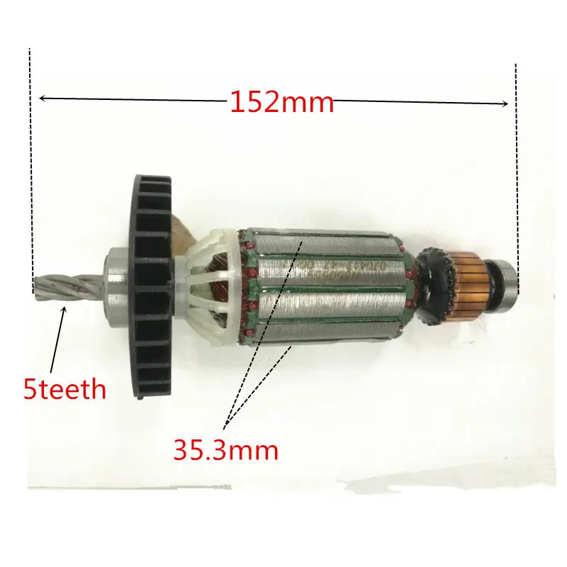 

ARMATURE 230V Rotor N418031 N566868 Replace For Dewalt D25143 D25144 D25263