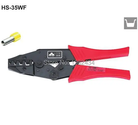 

HS-35WF RATCHET CRIMPING PLIER (EUROPEAN STYLE)Insulated and non-insulated ferrules