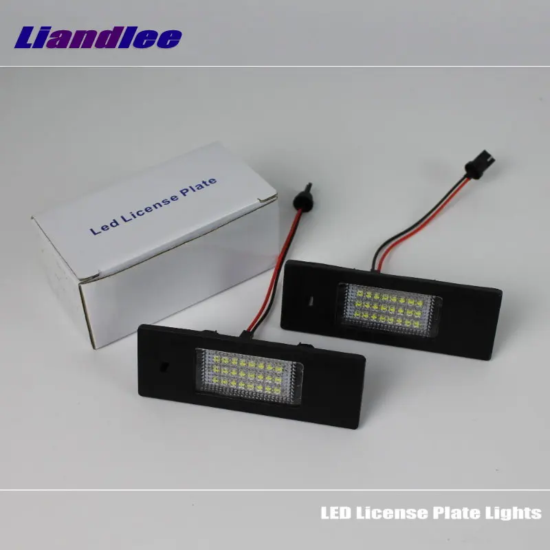 

Liandlee Car License Plate Lights For BMW M3 E46 2D 1998-2003 Auto Number Frame Lamp Bulb LED Illumination Accessories