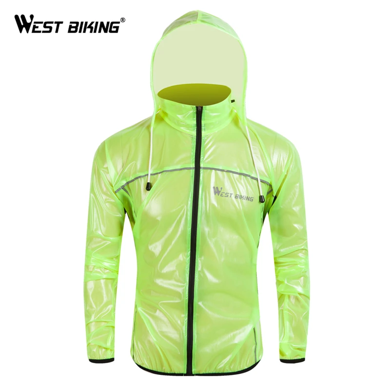 WEST BIKING Waterproof Windproof Cycling Wind Dust Jacket Mountain Bike Clothing Jersey Cycling Bicycle Raincoat For Women Men