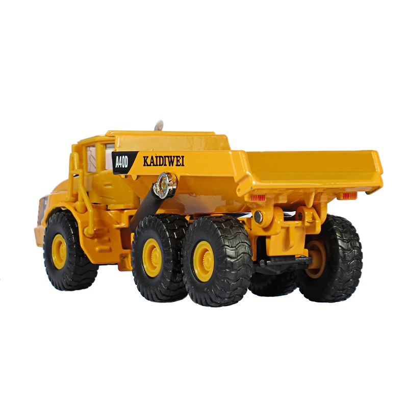 KAIDIWEI Alloy dump Truck Model 1:87 Engineering Truck Articulated Loading and unloading vehicle Collection gift