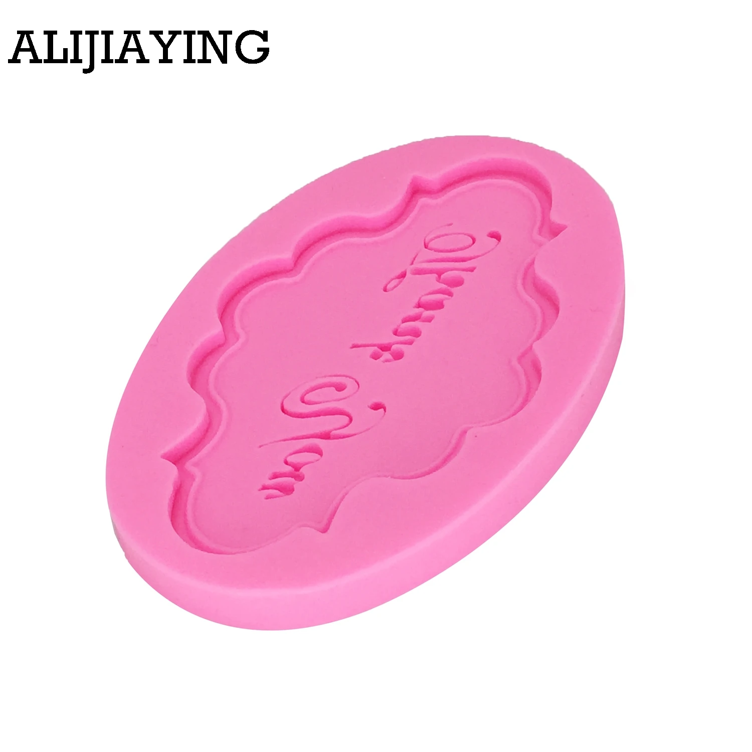 M0886 Thank You Letter form Cake Card Silicone Molds Sugar Craft Cupcake Fondant Cake Decorating Tools Chocolate Clay Moulds