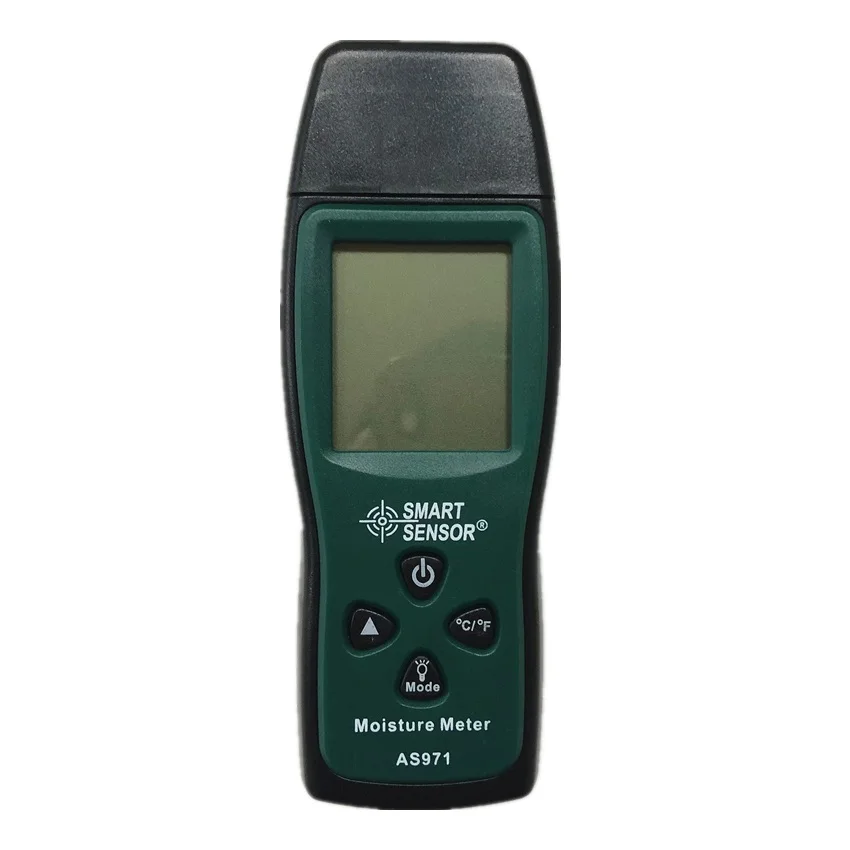 

SmartSensor AS971 Handheld Mini Wood Moisture Meter Digital LCD Lumber Damp Meter Detector Tester 2 Pin Probe Range 2%~70%