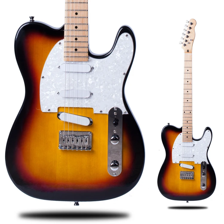 

Beyond band Fidelity 010-8602 Huang Guanzhong sunset color guitar gold flower electric guitar