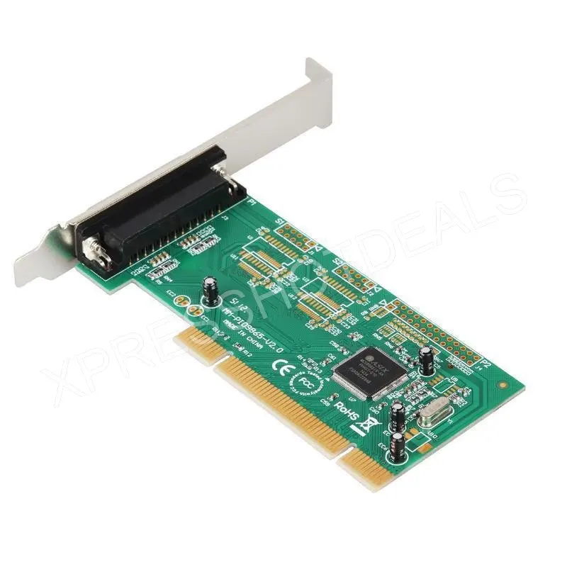 PCI Parallelport DB25 25Pin IEEE 1284 Drucker Karte Controller Adapter MCS9865