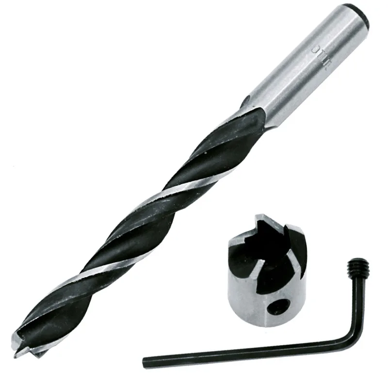 8Pcs Verzinkboor Boren Set Hss Hout Boren Ruimer Kit Voor Houtbewerking Afschuining Power Tools 3Mm 4Mm 5Mm 6Mm 7Mm 8Mm 10Mm