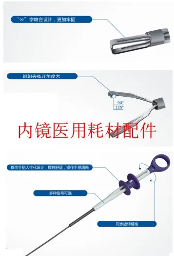 For One-time harmonious clip Rotating and reopening soft tissue clips