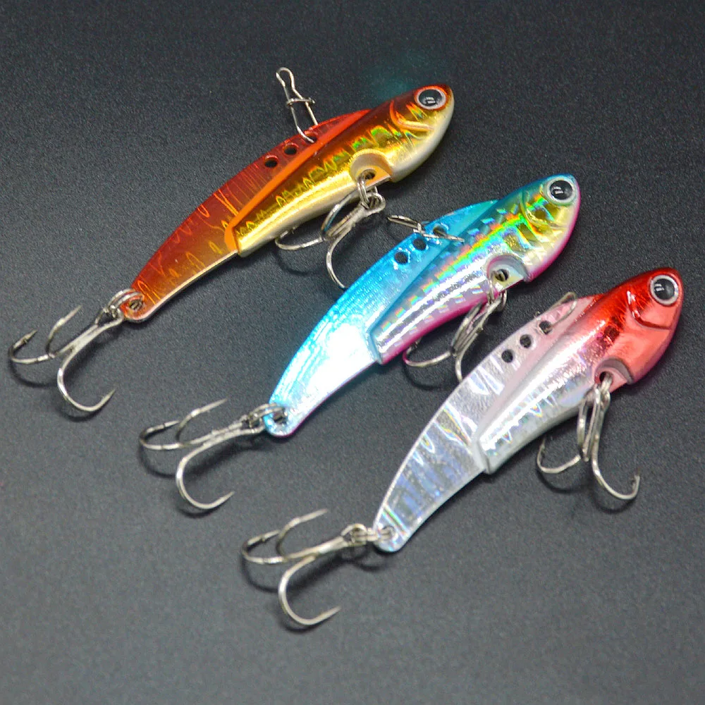 Angeln Vibrationsköder Alle Schwimmtiefe Metall VIB Jigging Kunstköder Süßwasser Meerwasser 20 g/6 cm Harter Köder 1 Stück Verkauf – Detail 6
