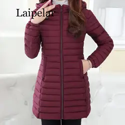 Laipelar jaqueta de inverno feminino inverno e outono usar jaquetas de inverno de alta qualidade outwear feminino casacos longos