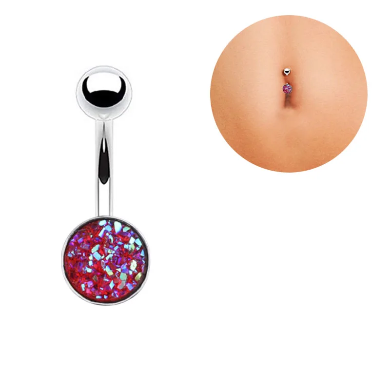 1pc Sexy Bar Navel Piercing Belly Button Ring 316L Steel Navel Jewelry Body Piercing Jewelry Women Ring Piercing Ombligo Jewelry