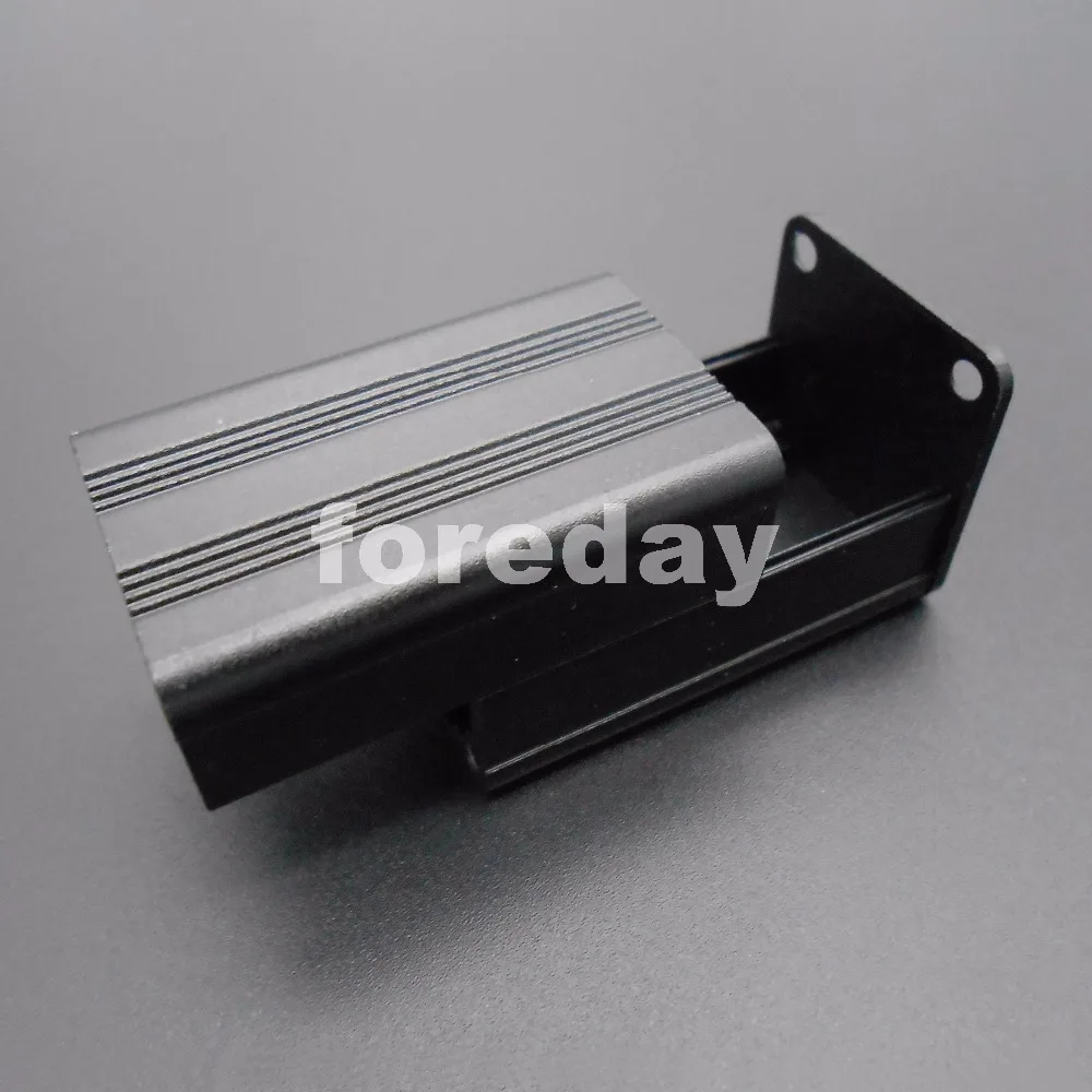 100PCS mini Aluminum Black Small case Aluminum cooling box for Components Black 40*25*25mm 1.57X0.98X0.98in HQ *FD153X100