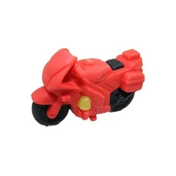 Random Color Transport Eraser Bulldozer Motorcycle Eraser