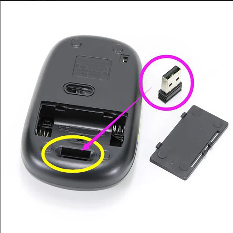 Chuột Chơi Game Không Dây 2.4G USB Game Thủ Chuột Cho Máy Tính Chơi Game PC Siêu Mỏng 3 Nút Chuột Quang 3D Con Lăn chuột Game Có Dây USB