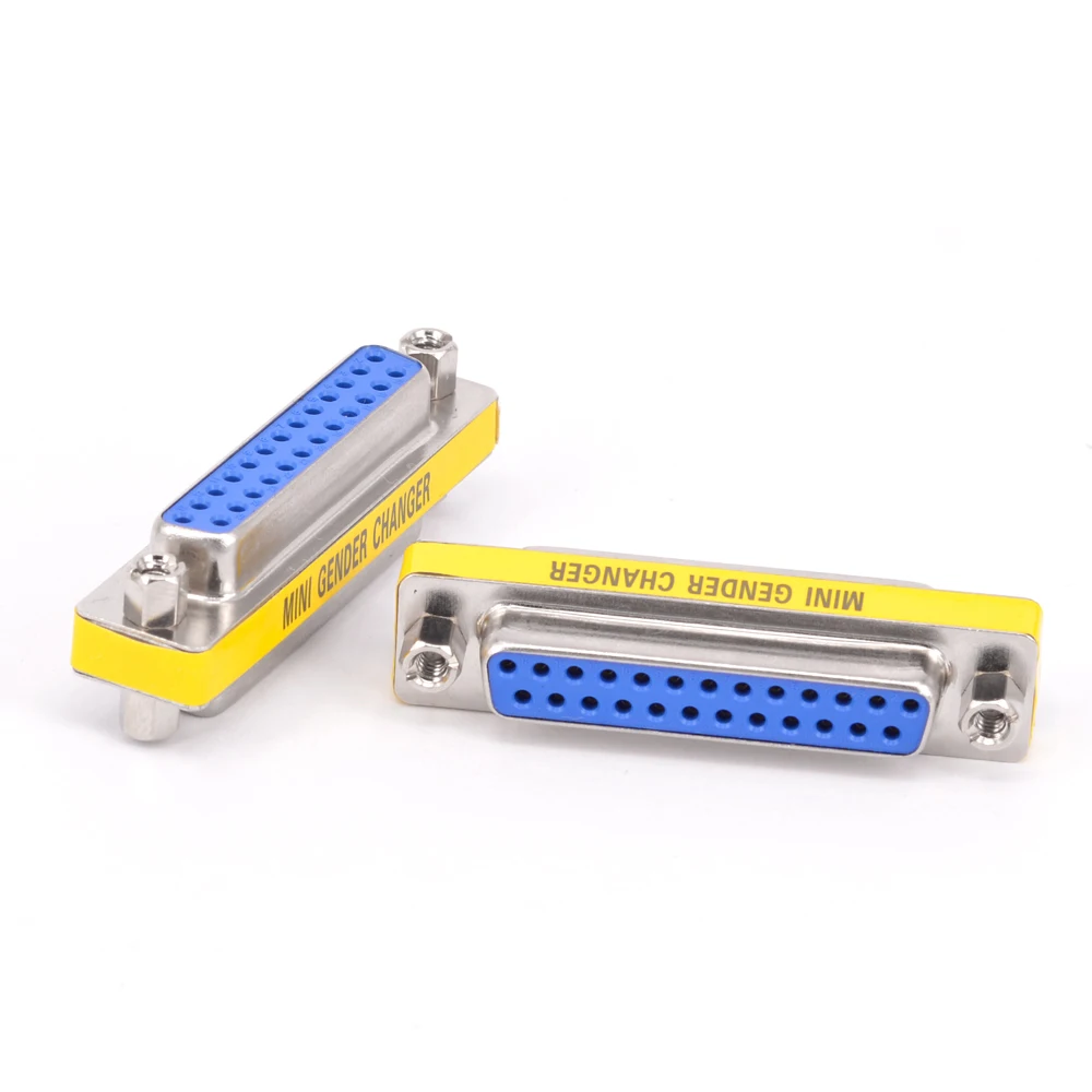 D-SUB 25Pin printer LPT Port Female to Female Adapter Parallel IEEE 1284 Controller card connector Protector Mini Gender Changer