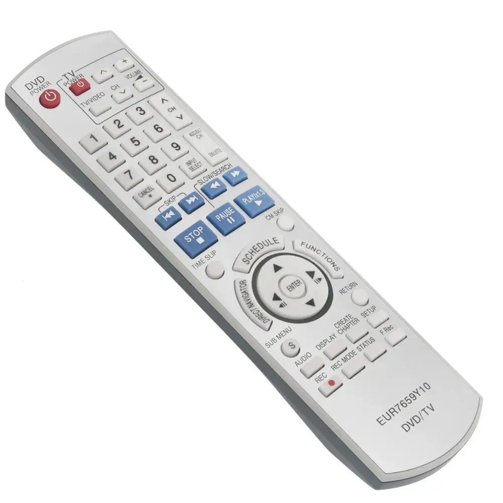 New Remote Control EUR7659Y10 for Panasonic DVD Recorder DMR-ES30V DMR-E35V DMR-ES10 DMR-ES15