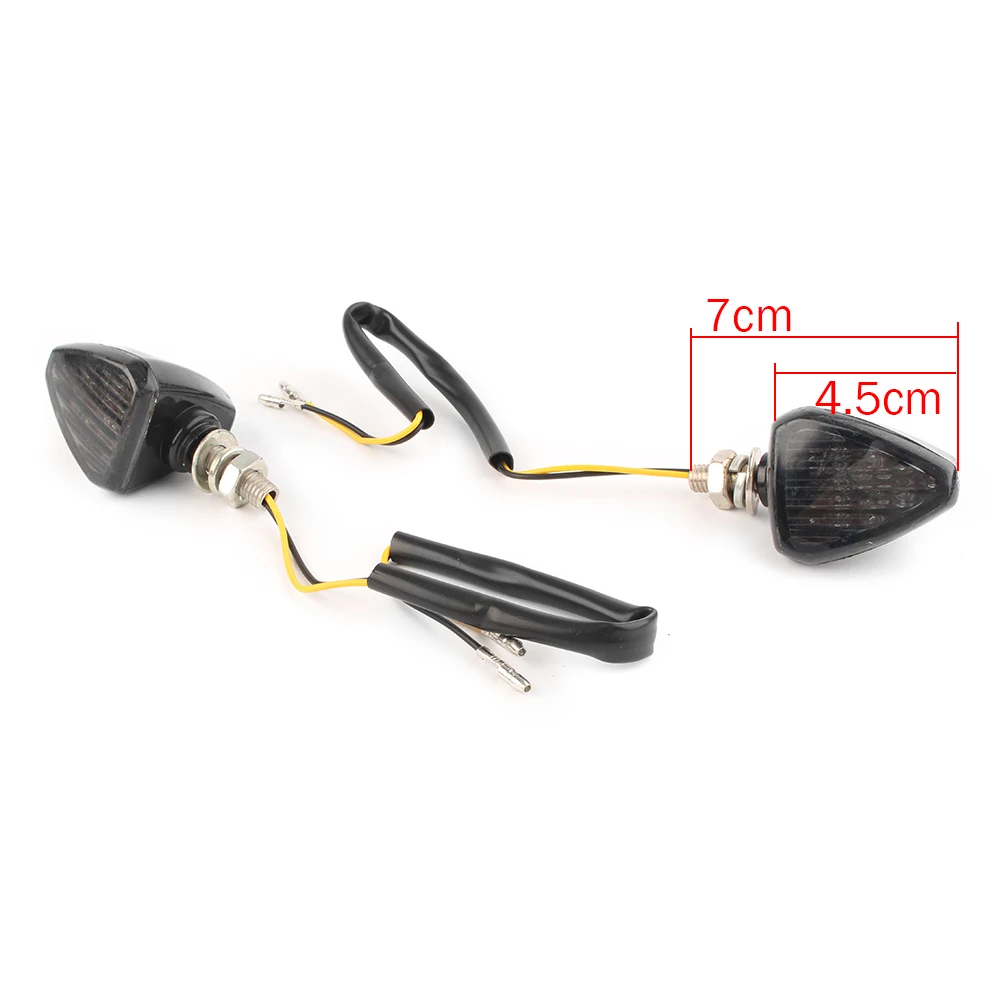 Motorcycle Triangle LED Turn Signal Light Indicator Lamp For ATV GT250 GT250R GV250 2012 & For BMW F800GS 2013 Standard ABS