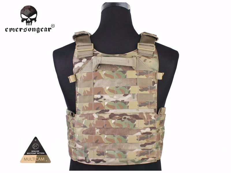 Emersongear-Airsoft Combat Mole Vest, Pouch Type, 094K, M4, AOR2, EM7356C