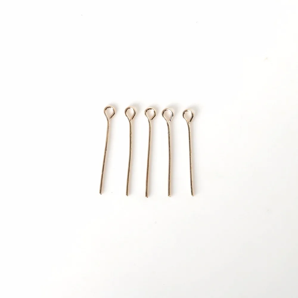 50G/Bags Approx 220-600pcs 16/20/24/30/38/45mm Rose Gold Color 9 Head Pins For Jewelry pins & needles Making Accessories