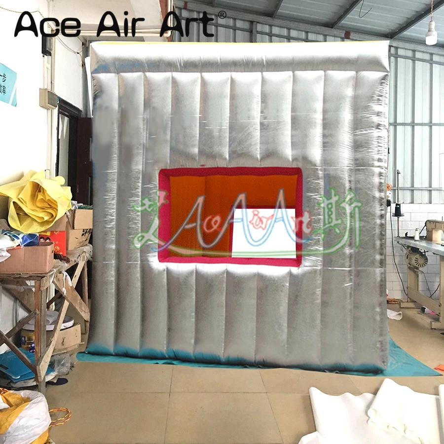 ออกแบบใหม่ Air Inflatable Party งานแต่งงานเต็นท์ Photo Booth House กลางแจ้ง