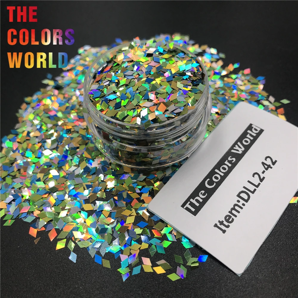 TCT-258 Mix Shape Holographic Laser Nails Glitter Nail Art Decoration Face Glitter Makeup Body Painting Gel Henna Handwork DIY