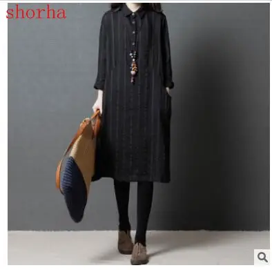 

Fashion Cotton Maternity black Spring and Autumn new dresses Clothes for Pregnant Women Pregnancy dresses