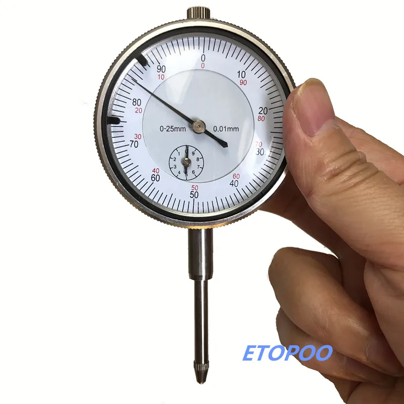 Dial Indicator  0-25mm 0-30mm /0.01mm With Lug Back Measurement Dial Gauge Micrometer Precision Tools