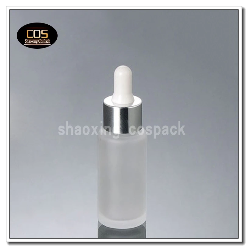 

DB26-25ml glass dropper bottle suppliers, Round frosted glass bottle with dropper, 25ml glass vials with dropper