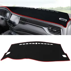 Hivotd For Haval F7 F7X 2019 Car Interior Dashboard Avoid Light Pad Instrument Platform Protection Cover Decoration Accessories