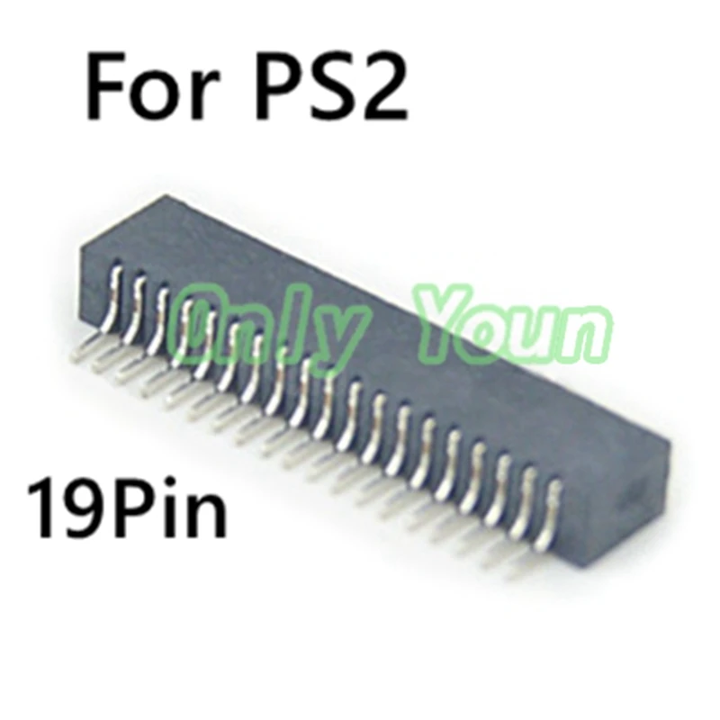 Aipinchun Wholesale 20Pcs/Lot 19Pin Block For Playstation 2 PS2 Conductive Film Socket Connector Repair Parts