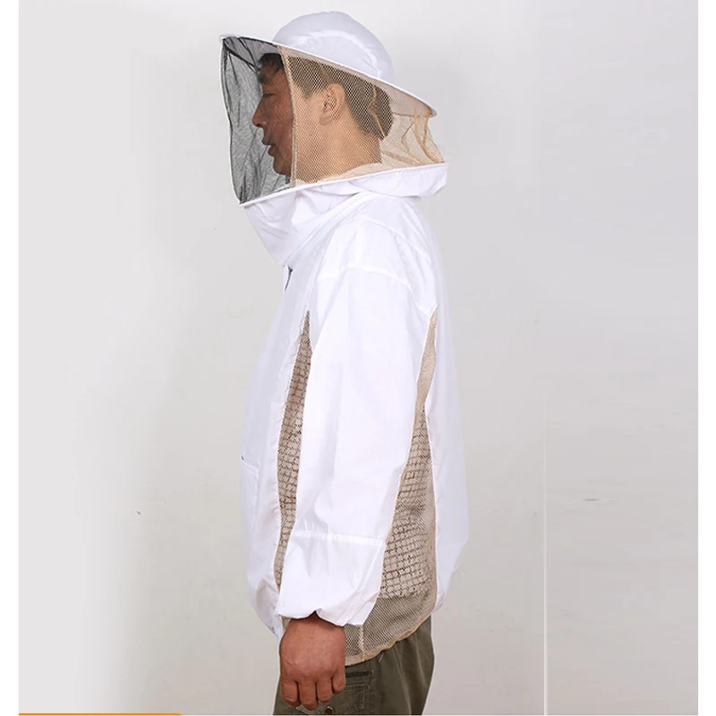 New 2020 Beekeeping Jacket Veil Set Anti-bee Protective Safety Breathable Clothing Smock Equipment Supplies Bee Keeping Jacket