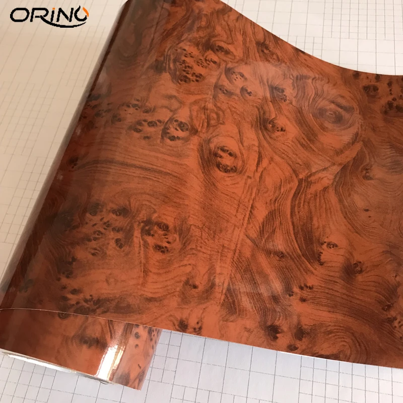 

Premium Wood Grain Film Fiber Vinyl Wrap Car Sticker Motor Auto Car Interior PVC Film 30cmx100/150/200/300cm
