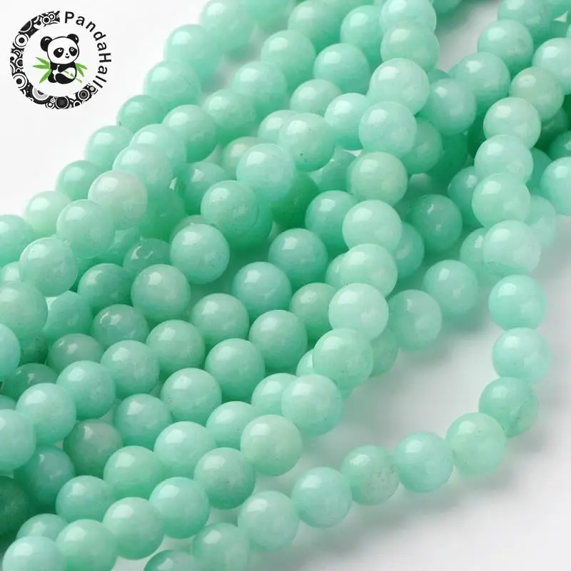 

stone beads strands natural amazonite round size: about 8mm in diameter hole: about 1mm 15~16