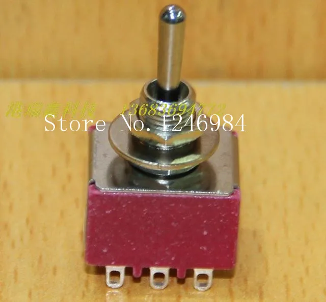 

[SA]T8305 nine foot three -way toggle switch stalls M6.35 small toggle switch cranks T80-T Taiwan SH--20pcs/lot