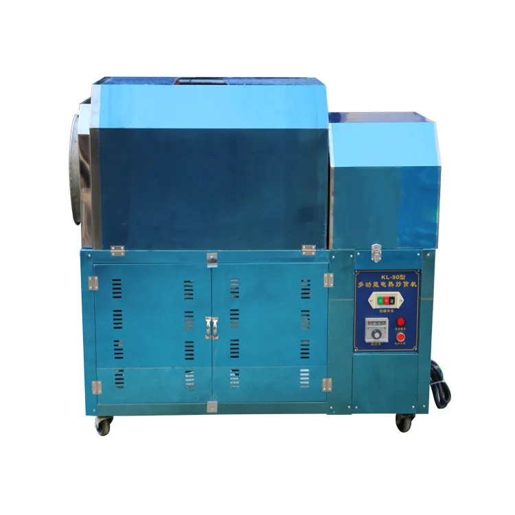 50 kg/std elektrische typ Kastanien rösten maschine/erdnüsse rösten maschine