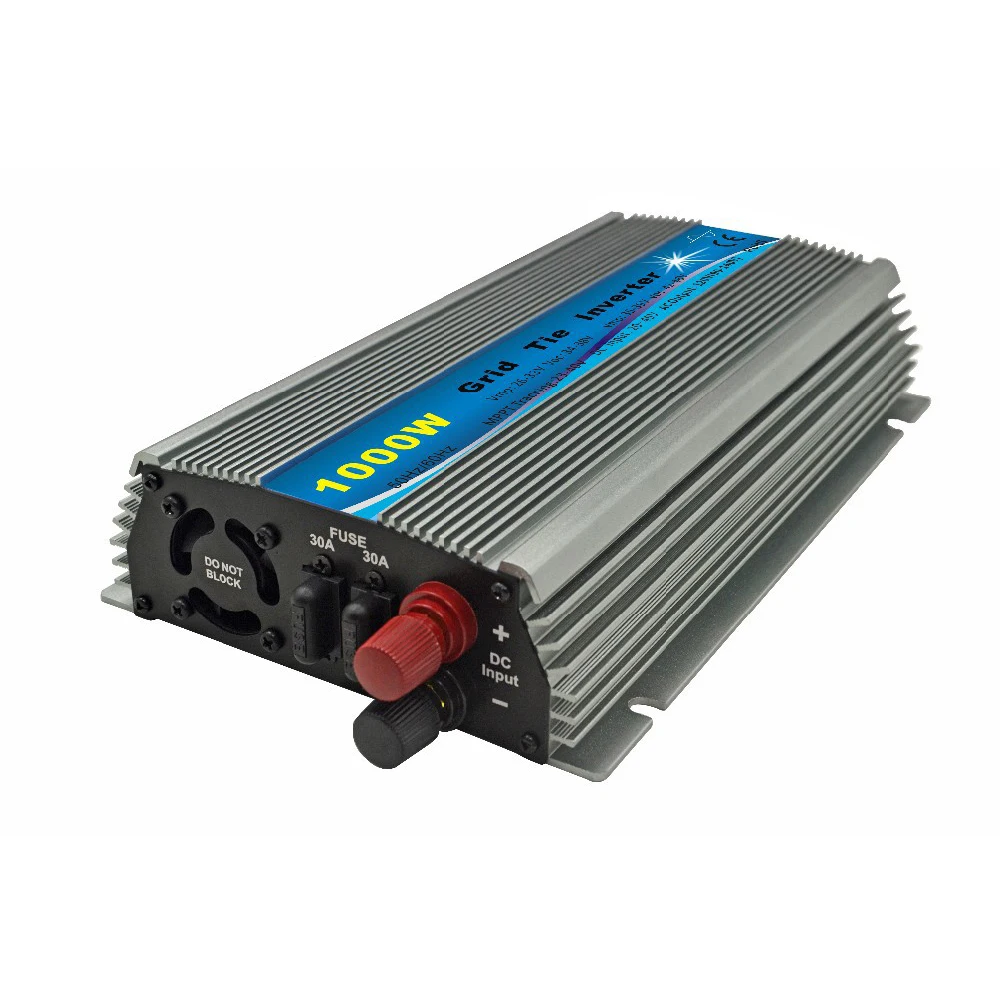 1000W Solar Grid Tie Inverter  DC20V-45V to AC120 or 230V Pure Sine Wave MPPT Micro Inverter