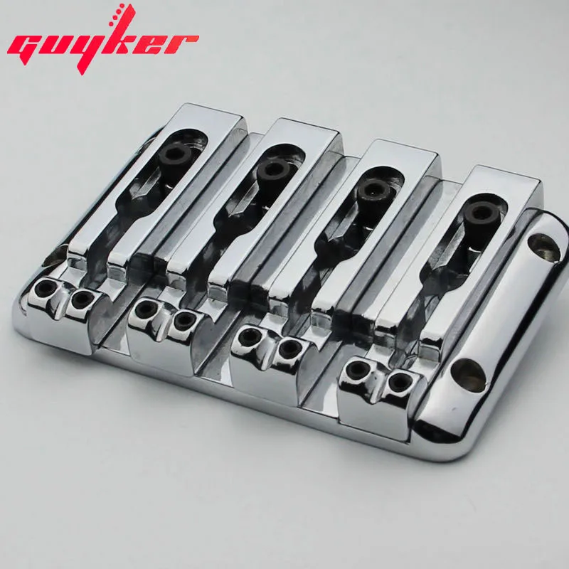 NEW 4 String Bass Guitar Bridge BB204 Chrome