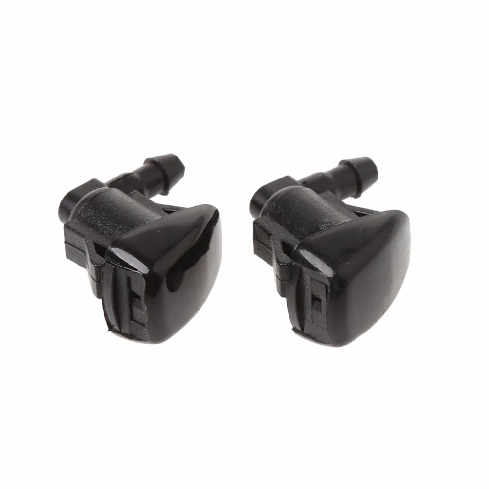 2Pcs Fan Shape Windshield Wiper Washer Jet Nozzle Spray For Toyota E120 Corolla Camry XV30 Car Windshield Accessories