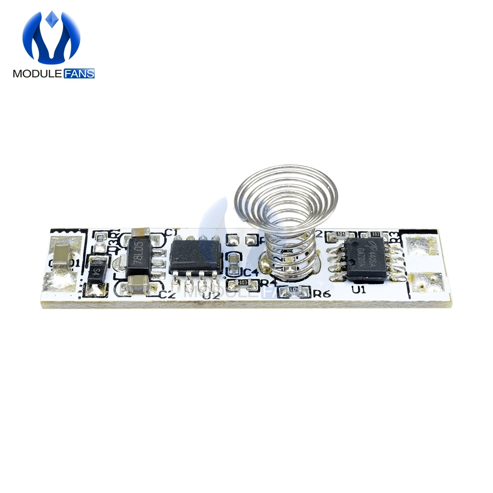 Touch Switch Capacitive Sensor Module LED Dimming Control Lamps Active Components Three Mode Hard Light Controller 9V-24V 30W 3A