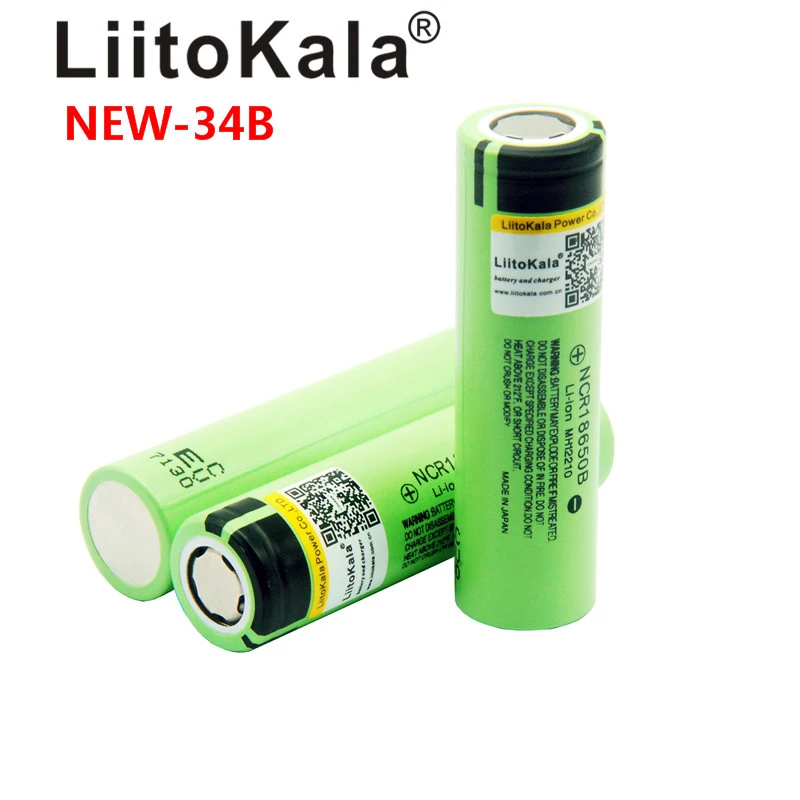 Liitokala nowa oryginalna bateria litowo-jonowa NCR18650 3400 34B 3.7V 18650 3400mAh