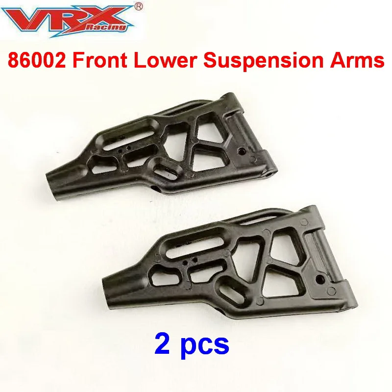 Brazos de suspensión inferiores delanteros para coche de control remoto VRX RACING, piezas de coche 1/8 de control remoto, escala 86002, 4WD, compatible con VRX RH801/1/8, 811