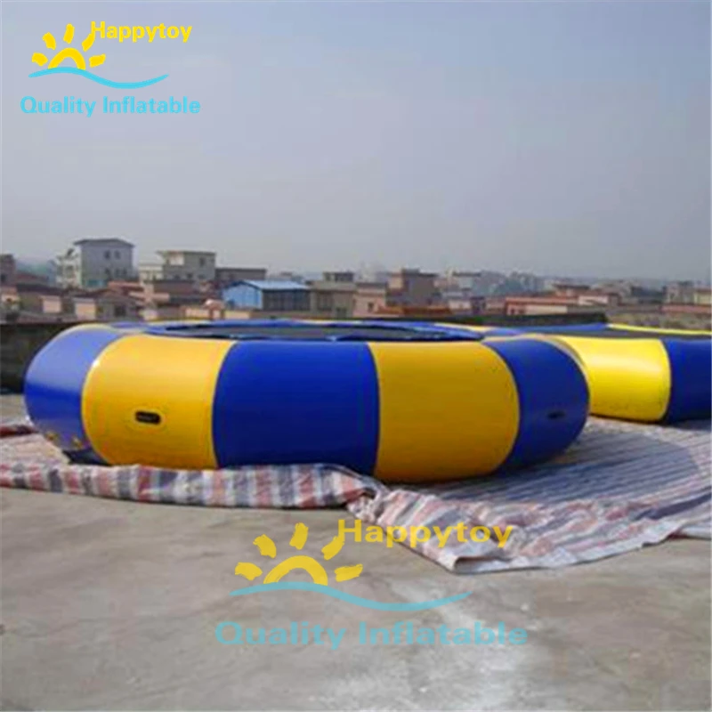 

Commercial Used Inflatable PVC Water Floating Aqua Jump Inflatable Water Trampoline For Sale