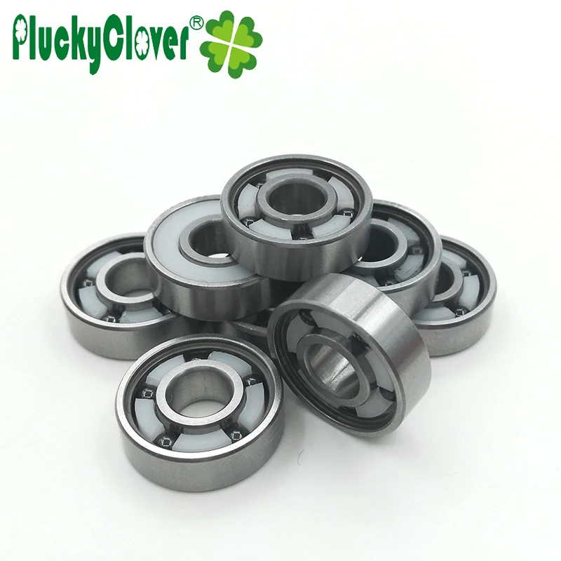 8pcs 627 Ceramic Ball Quad Skating bearing 7mm bore size Artistic Skates Derby roller quad Rollerski Double Roller Figure skates