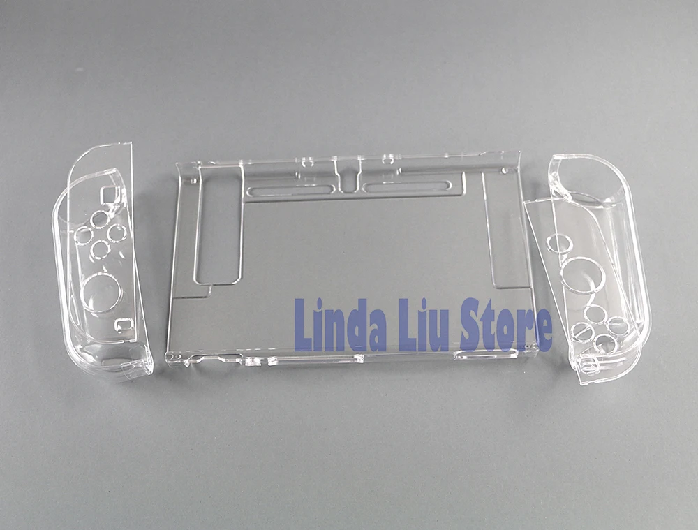 10 ชิ้น/ล็อต Controller ใสสําหรับคอนโซล Nintendo Switch จอยสติ๊กพร้อมแพ็คเกจ