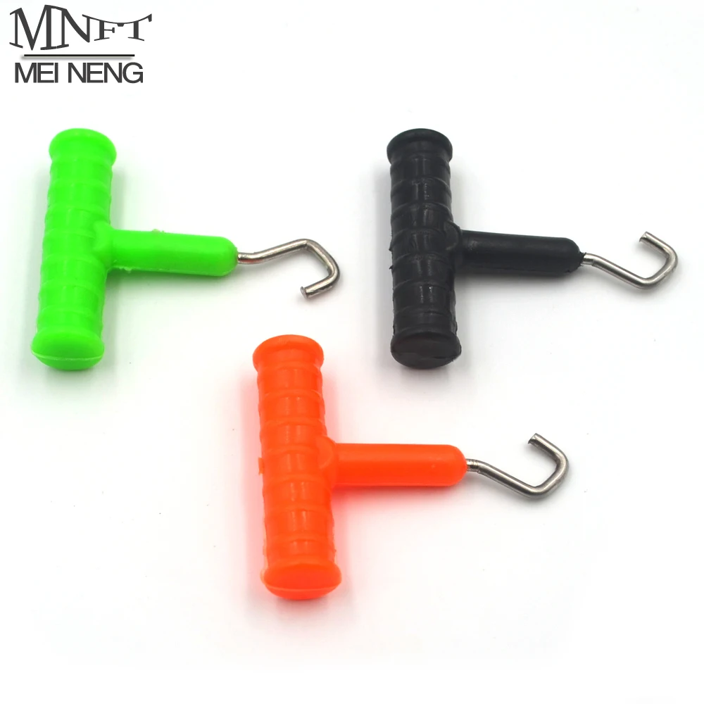 MNFT 8Pcs/lot Knot Pulla Tool Knot Hook Puller for Carp Fishing Sea Fishing Hair Rig Tool Accessories Carp Fishing Tackles