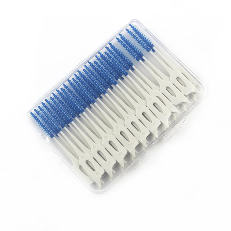 Interdental Brush forpretty Tanden Rager Escova De Dentes Cepillo Teeth Toothpick Dental Rubber Soft Limpieza Disposable Cerdas